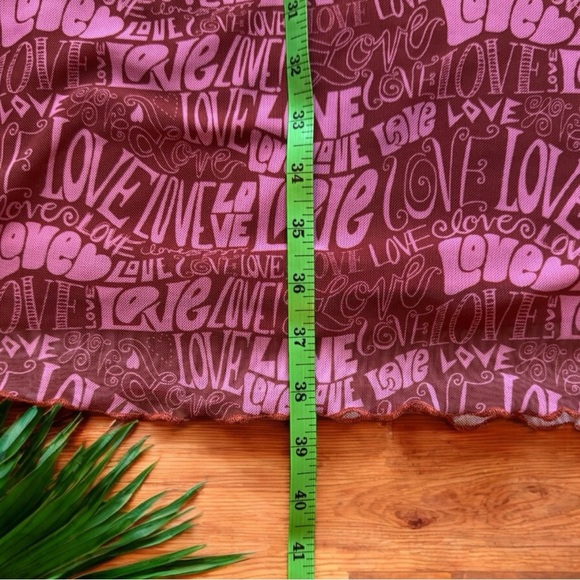 Urban Outfitters LOVE Print Maxi Dress - Size Large - Picture 10 of 14